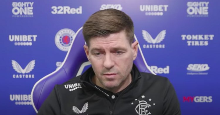 Every word of Steven Gerrard's Rangers press conference ahead of Hibs clash