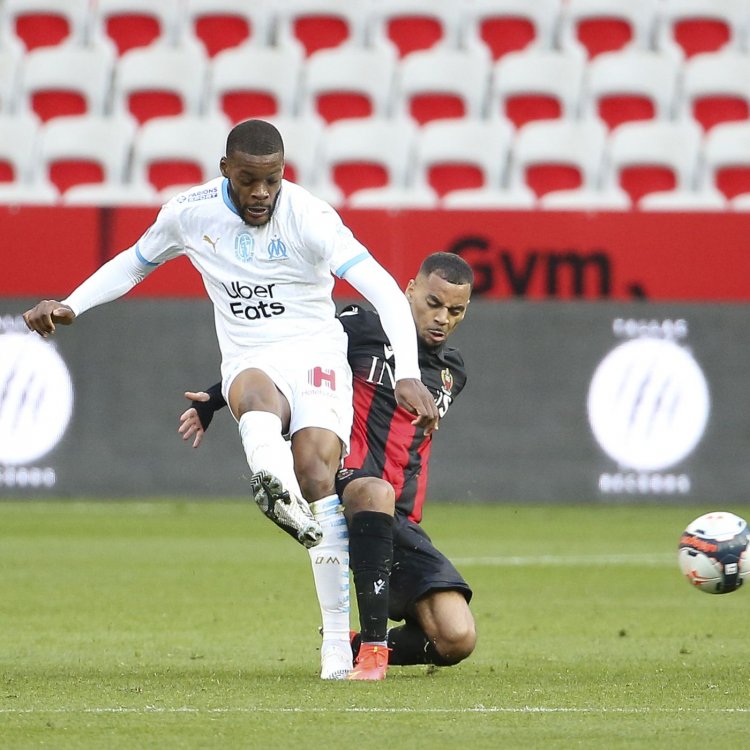 Olivier Ntcham works Marseille manager into a shoot