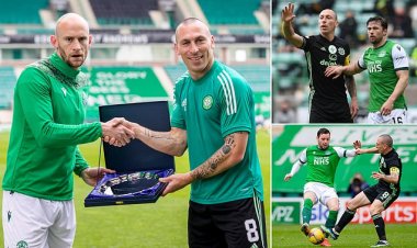 Hibernian 0-0 Celtic: Hoops skipper Scott Brown signs off at Parkhead