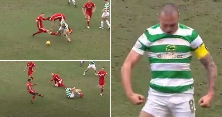 Never forget when Scott Brown celebrated after being kicked all over the place vs Aberdeen