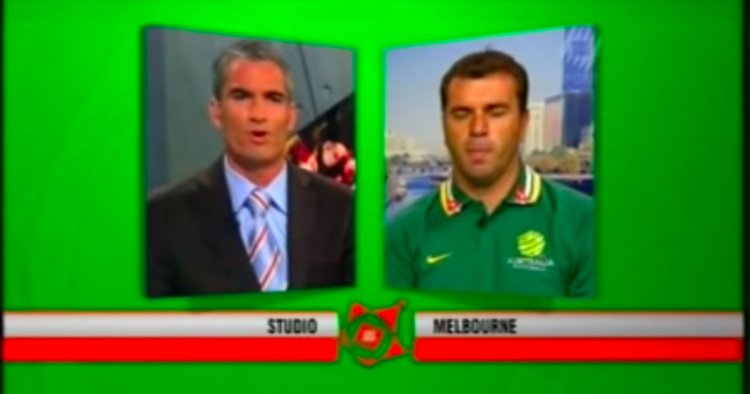 Watch presenter call for furious Ange Postecoglou to resign during interview