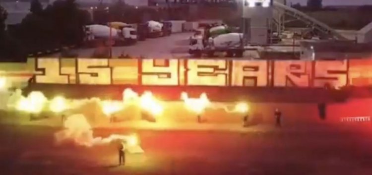 Video: Green Brigade mark 15th Anniversary with colourful display | Th