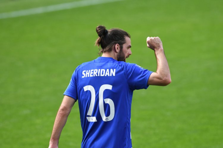 Cillian Sheridan pictured in Dundee training amid signing rumours - Not The Old Firm