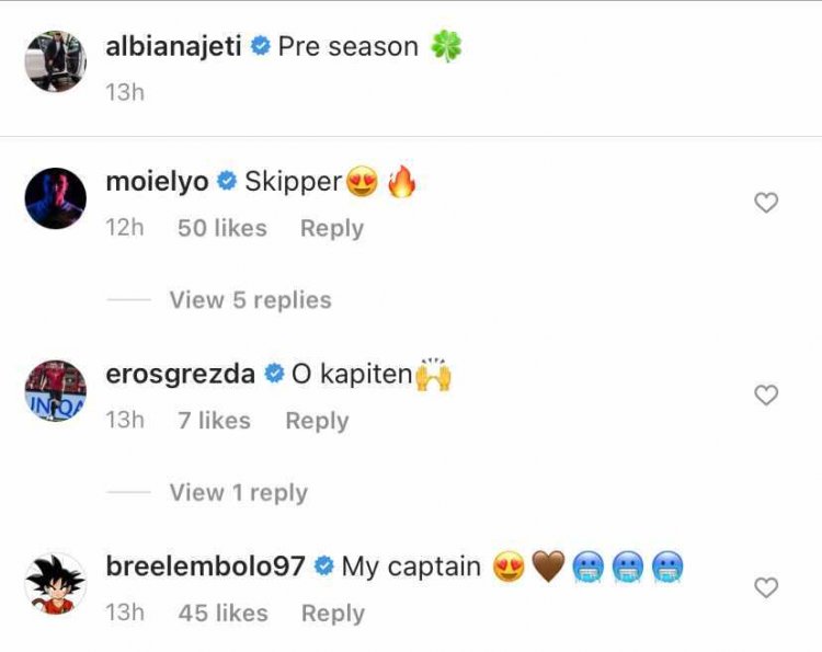 Celtic star Ajeti gets Instagram praise from Elyounoussi and Grezda
