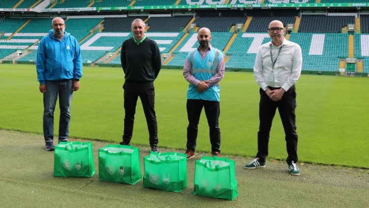 Celtic FC Foundation and Islamic Relief UK distribute 500 food packages to vulnerable families