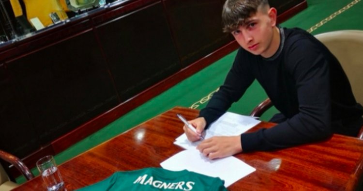 Rocco Vata - son of Celtic cult hero Rudi - signs first pro deal for the Hoops