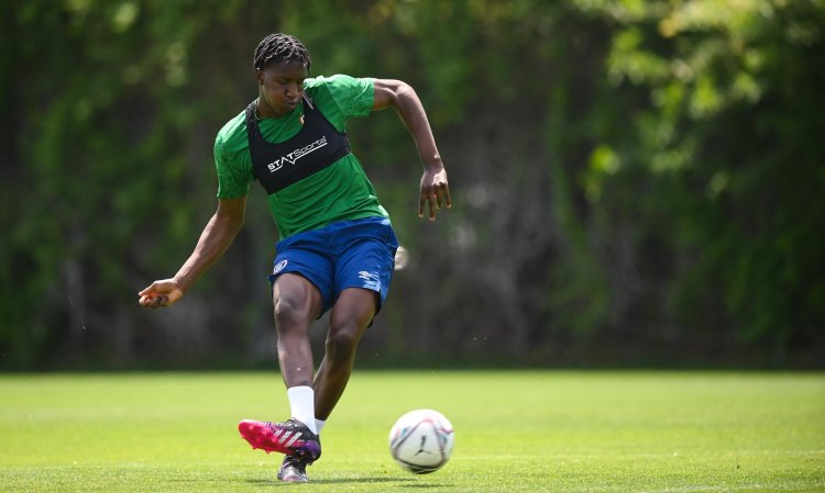 Watch: Watford's Bosun Lawal pictured at Celtic Park ahead of transfer as Hoops strengthen