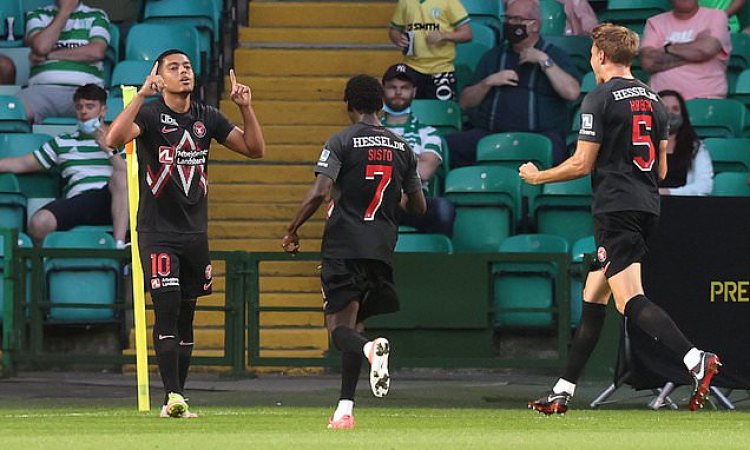 Celtic 1-1 Midtjylland: Evander pegs Hoops back in second half