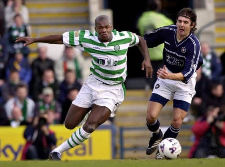 Photo Of The Day: Bobo Balde In Action Against Dundee | The Celtic Sta