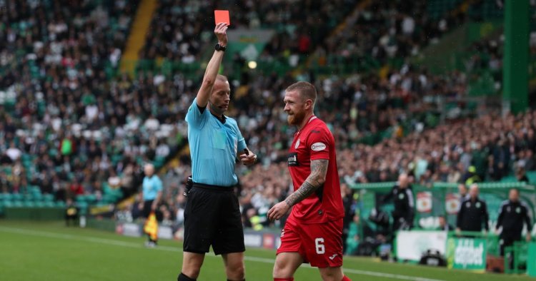 Celtic smash six past Saints as reckless Alan Power red card costs Buddies dear