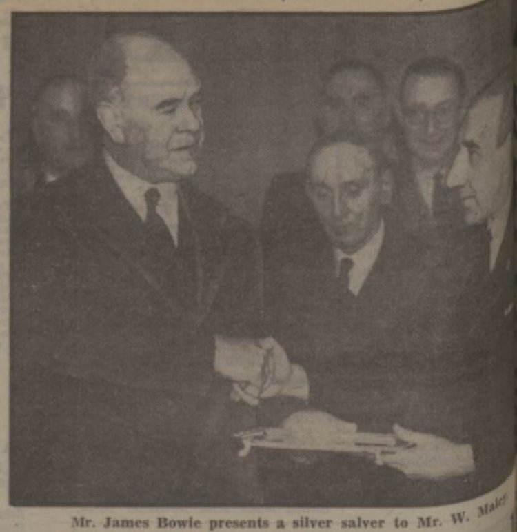 Photo Of The Day: Willie Maley Presented With A Silver Salver | The Ce