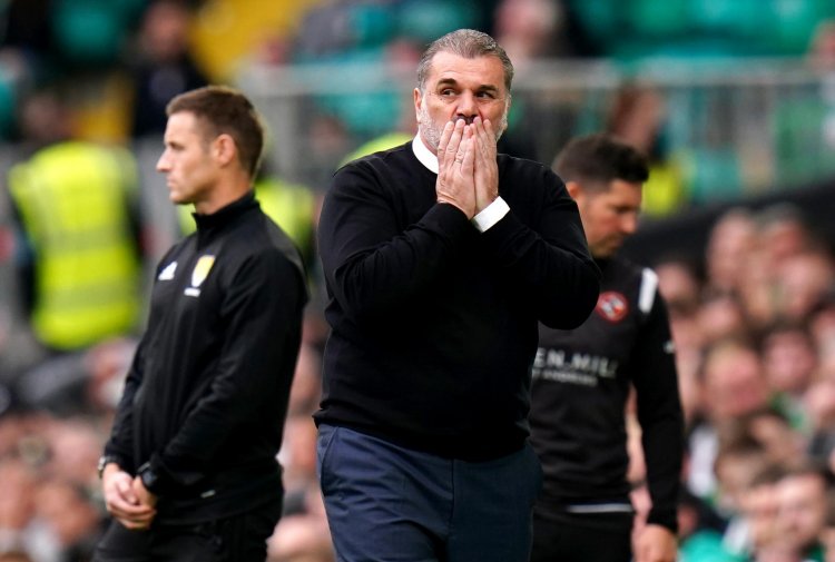 Celtic 1-1 Dundee United: Ange Postecoglou's side fall six points behind Rangers in Premiership after draw
