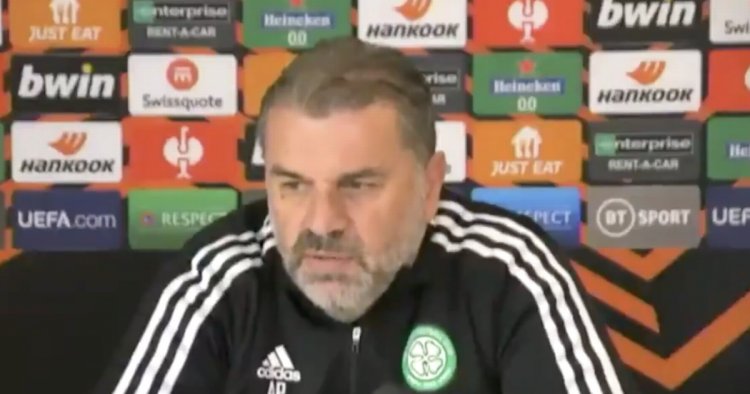 Ange Postecoglou sick of 'condescending' Celtic questions